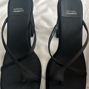 Jeffrey Campbell Black Heel Sandals
